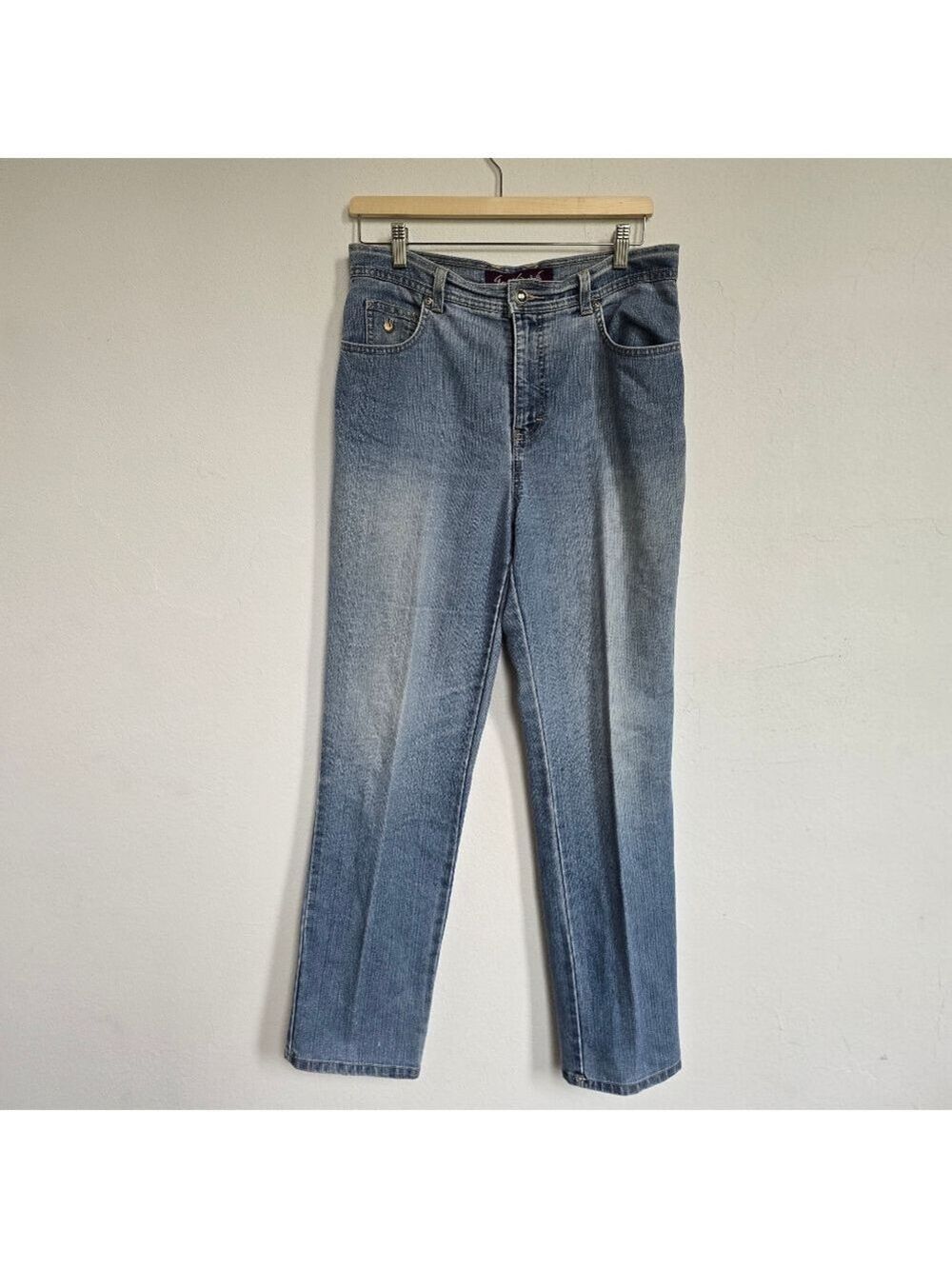 Gloria Vanderbilt Straight Leg Jeans Medium Wash Size 10